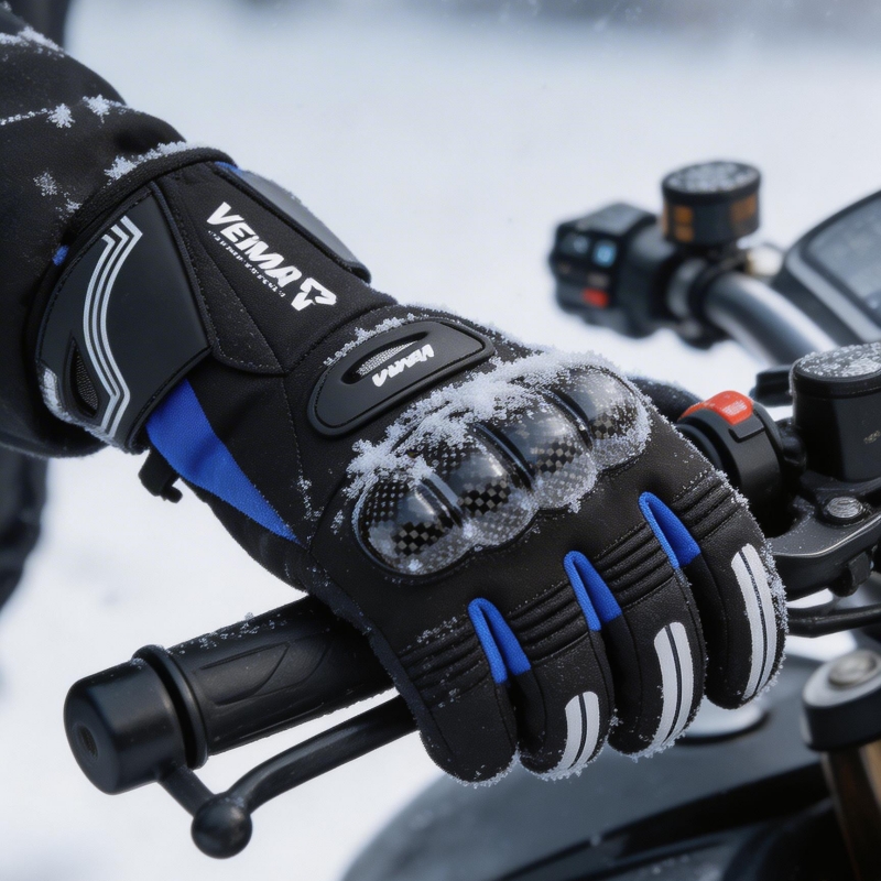 Motorcycle Gear Mens - قفازات دراجات نارية شتوية مقاومة للماء