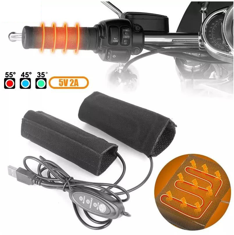 Handlebar Grip Heated - 5 فولت 2A دراجة نارية ساخنة