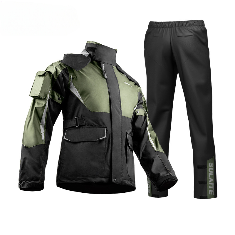 Motorcycle Gear Mens - طقم بدلة معطف واق من المطر