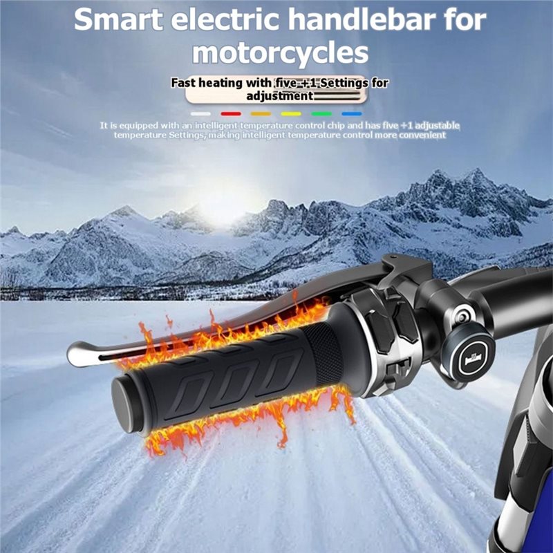 مقابض مقود دراجات نارية كهربائ - مراجعة Handlebar Grip Heated وسعره